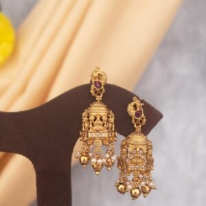 Gold replica designed earrings