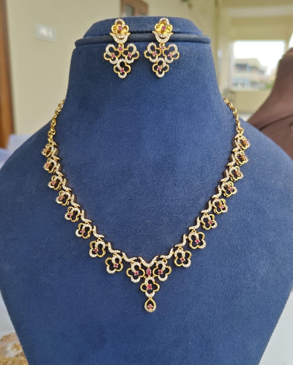 Diamond Ruby Necklace